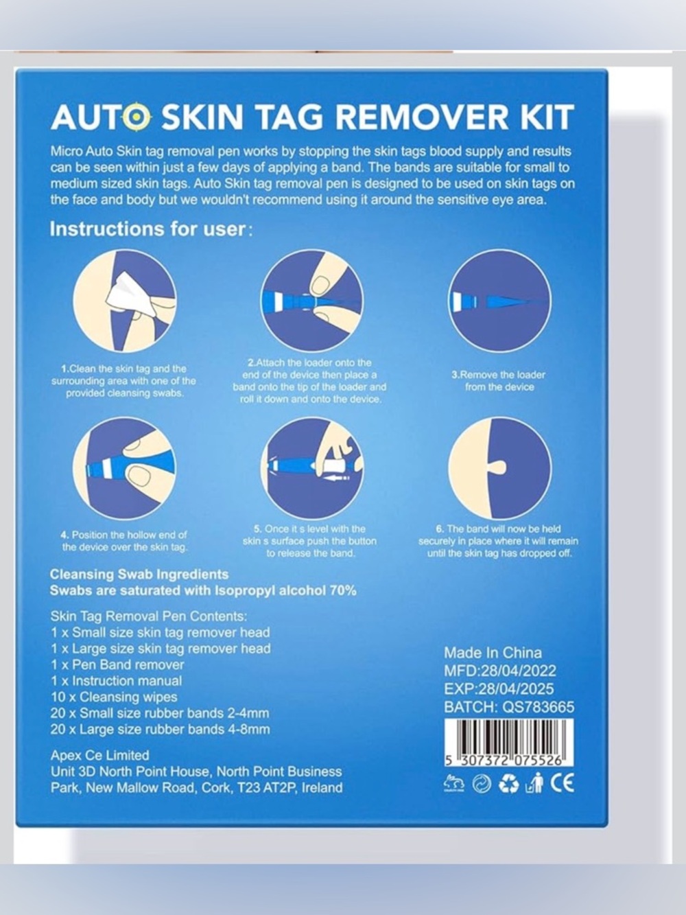 Skin Tag Remover Device FDA-Cleared Safe and Effective Skin Tag Removal Kits - Picture 6 of 7